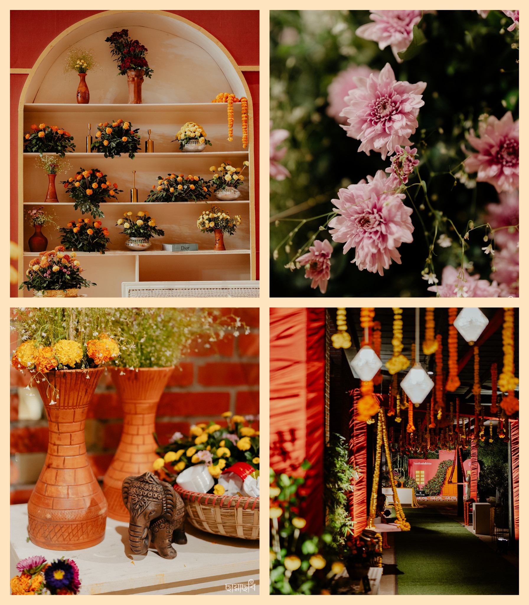 holud hues telling their love story Samiha fahim Aloki Platinum events12