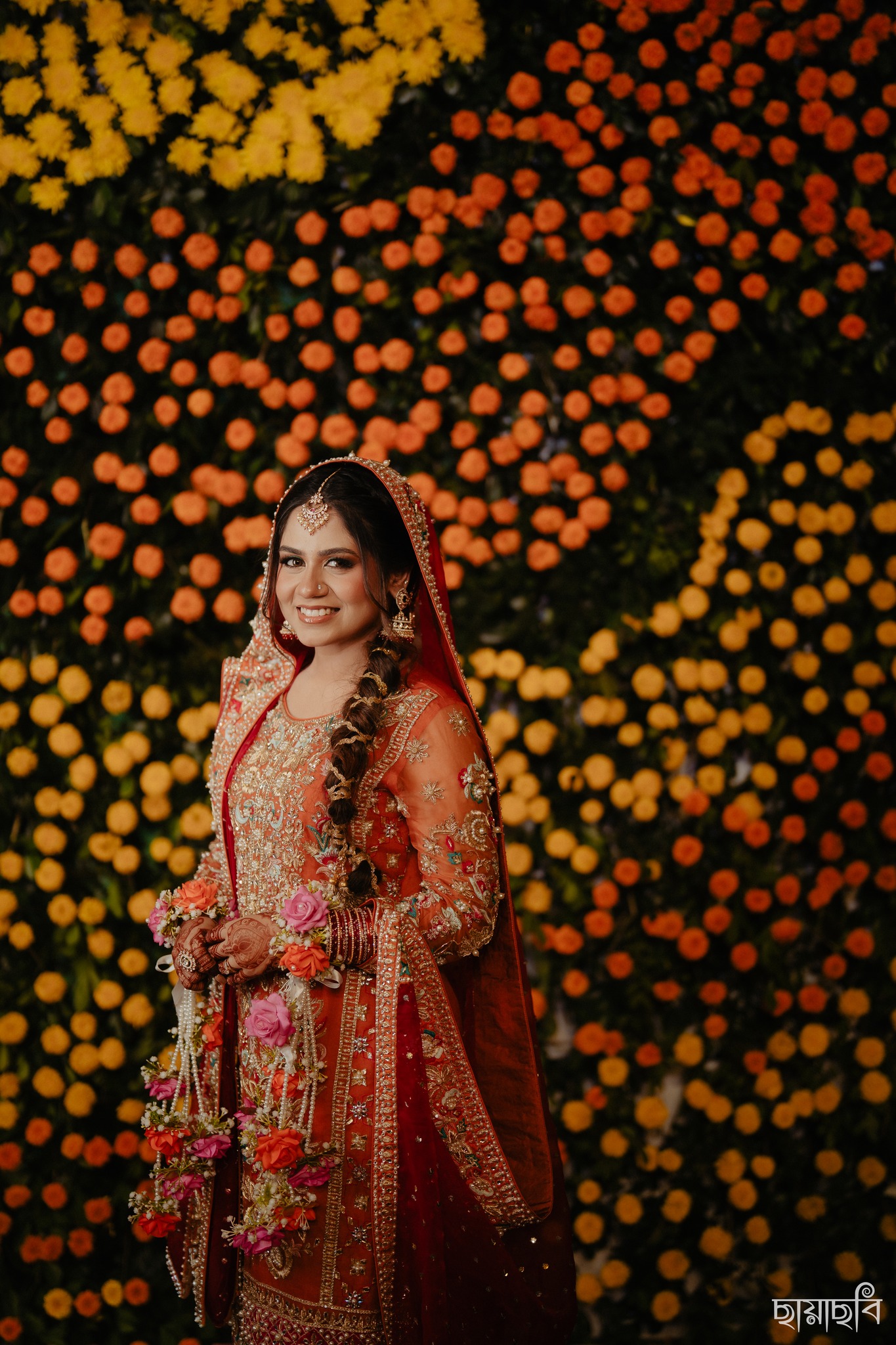 holud hues telling their love story Samiha fahim Aloki Platinum events3